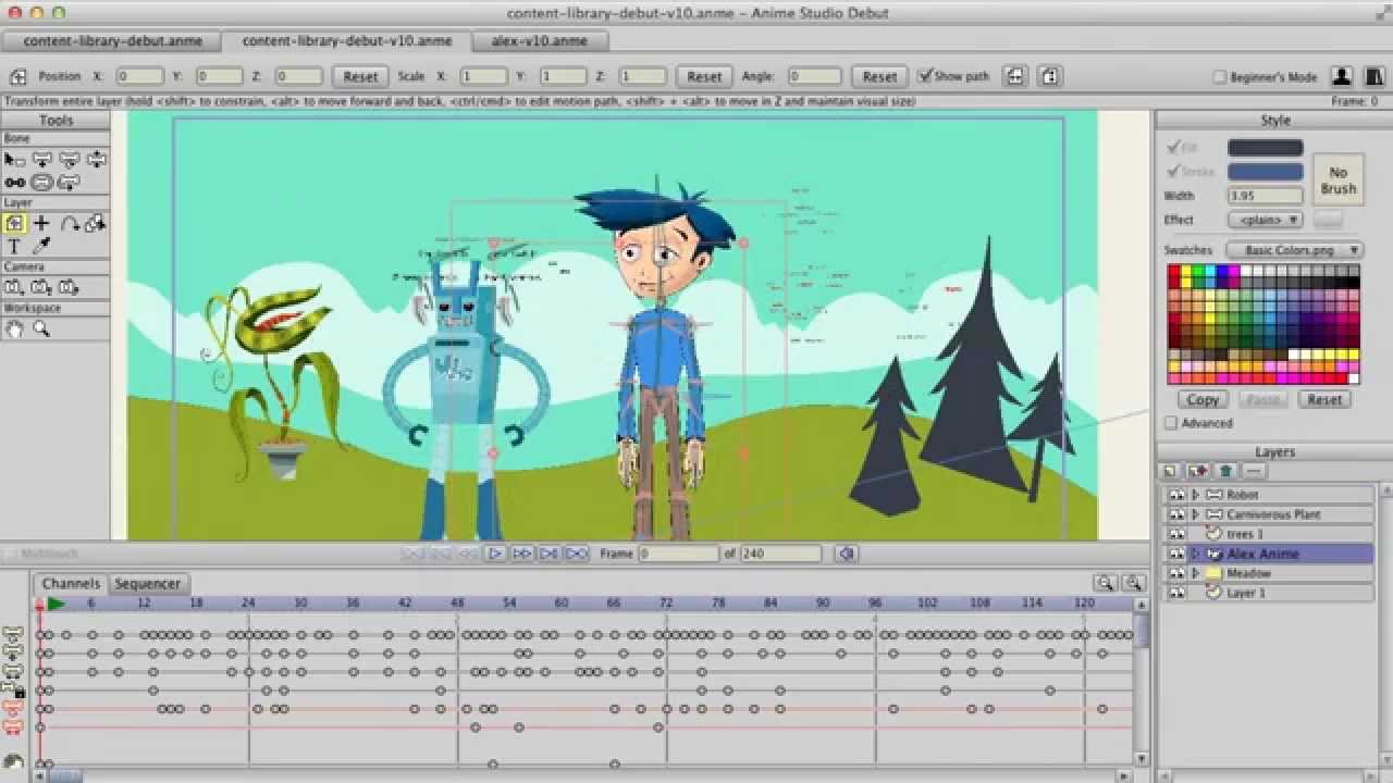 Kursus Privat Komputer Membuat Animasi 2D Kartun Dengan Anime Studio Pro 10 Di Jogja 01