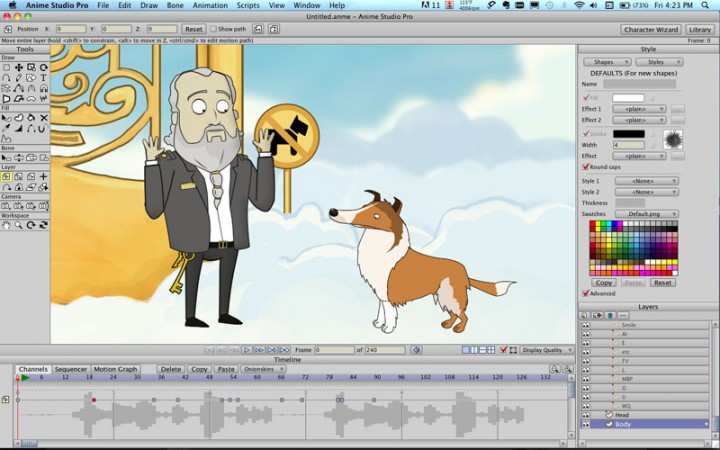 Kursus Privat Komputer Membuat Animasi 2D Kartun Dengan Anime Studio Pro 10 Di Jogja 02