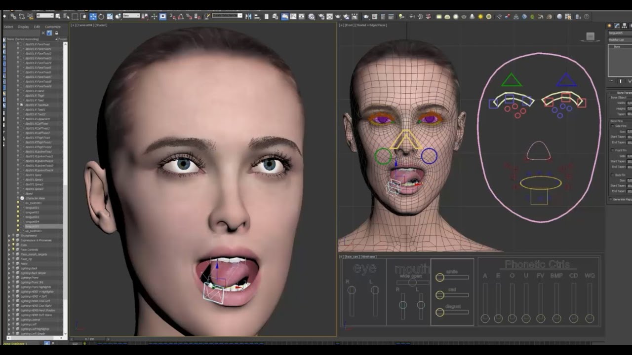 Training Pelatihan Kursus Jasa 3DS Max 2019 | Rigging: Body and Facial in 3Ds 2019 – JOGJA